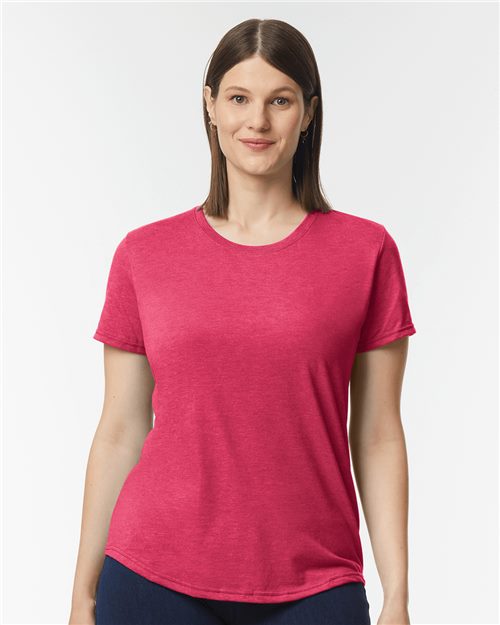 Load image into Gallery viewer, Women's Softstyle® Triblend T-Shirt — blank t-shirt for DTF printing