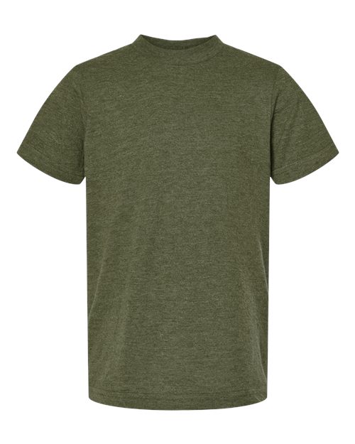 Load image into Gallery viewer, Youth Fine Jersey T-Shirt - Heather Military Green