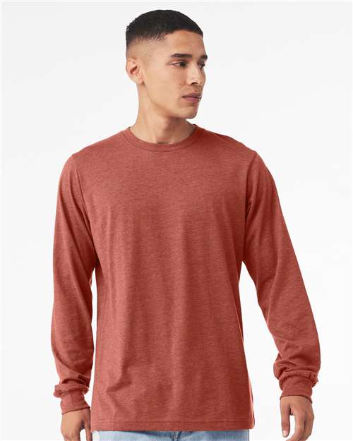 Load image into Gallery viewer, Heather CVC Long Sleeve Tee — product photo 8
