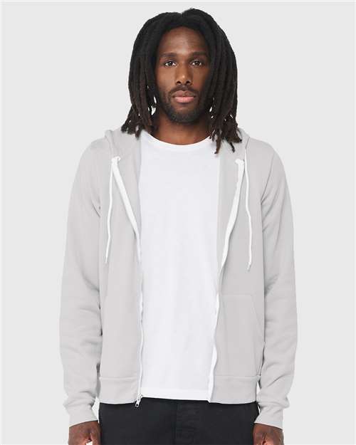 Load image into Gallery viewer, Unisex Sponge Fleece Full-Zip Hoodie Sweatshirt — product photo 39