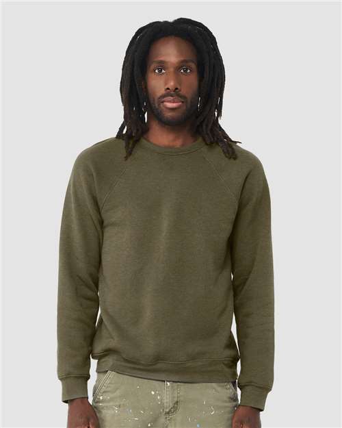 Load image into Gallery viewer, Unisex Sponge Fleece Raglan Crewneck Sweatshirt — product photo 28