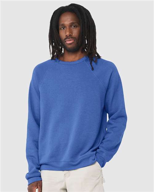 Load image into Gallery viewer, Unisex Sponge Fleece Raglan Crewneck Sweatshirt — product photo 30