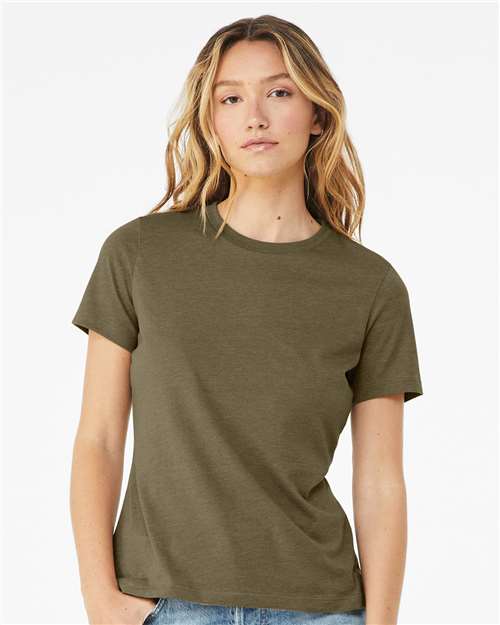 Load image into Gallery viewer, Women’s Relaxed Fit Heather CVC Tee — product photo 19