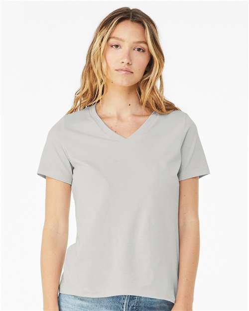 Load image into Gallery viewer, Women’s Relaxed Jersey V-Neck Tee — product photo 14