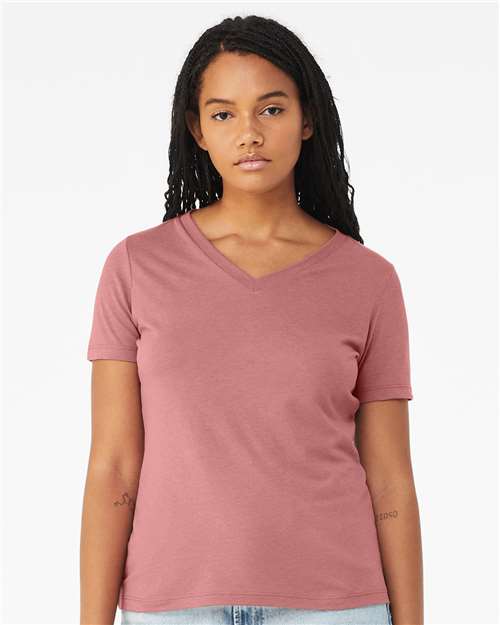 Load image into Gallery viewer, Women's Relaxed Triblend V-Neck Tee — product photo 4
