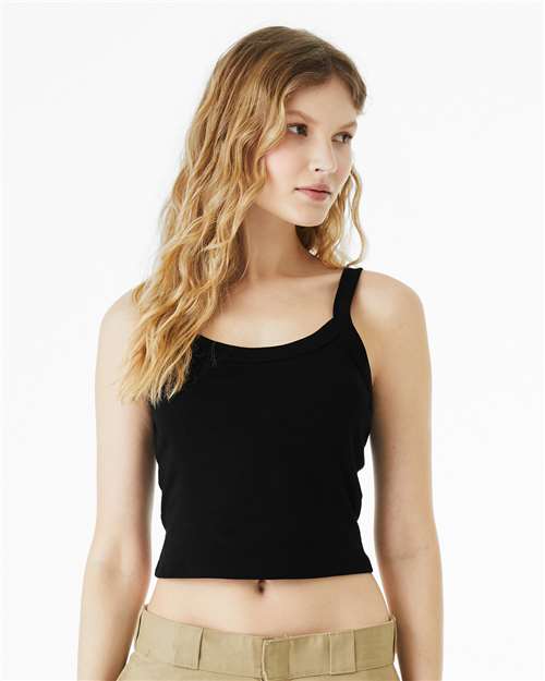 Load image into Gallery viewer, Women's Micro Rib Spaghetti Strap Tank — product photo 3