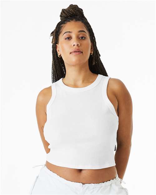 Load image into Gallery viewer, Women's Micro Rib Racer Tank — product photo 7