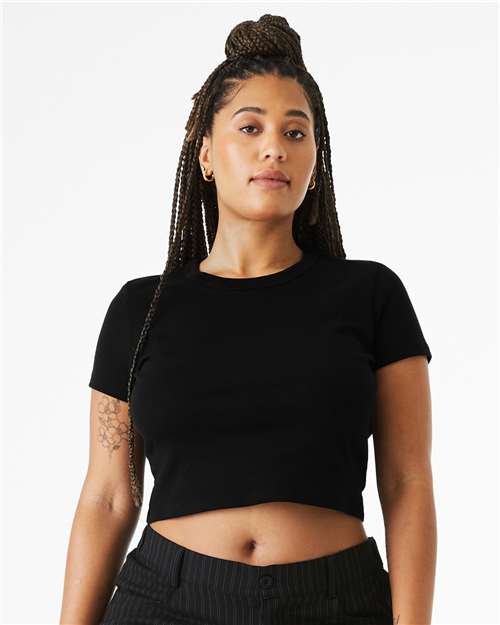 Load image into Gallery viewer, Women's Micro Rib Baby Tee — product photo 3