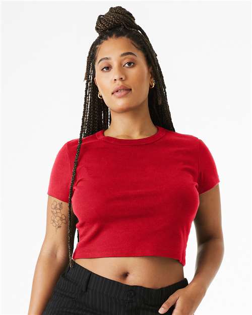 Load image into Gallery viewer, Women's Micro Rib Baby Tee — product photo 8