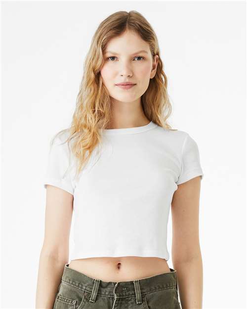 Load image into Gallery viewer, Women's Micro Rib Baby Tee — product photo 9