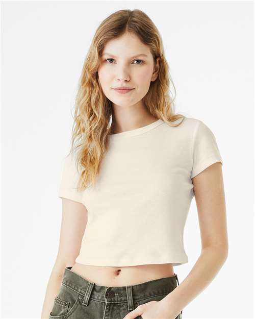 Load image into Gallery viewer, Women's Micro Rib Baby Tee — product photo 5