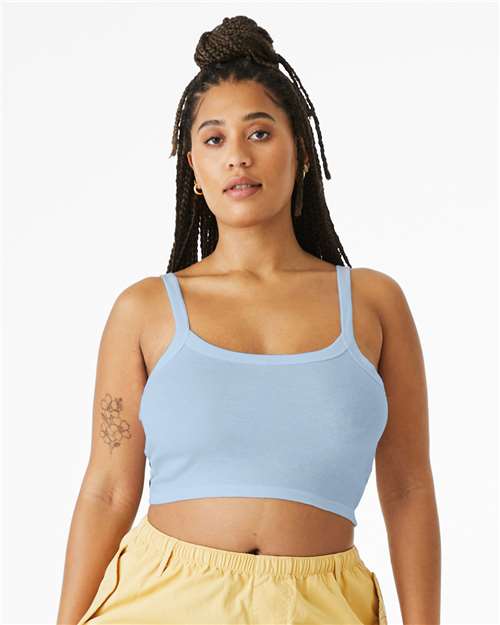 Load image into Gallery viewer, Women's Micro Rib Spaghetti Strap Tank — product photo 2