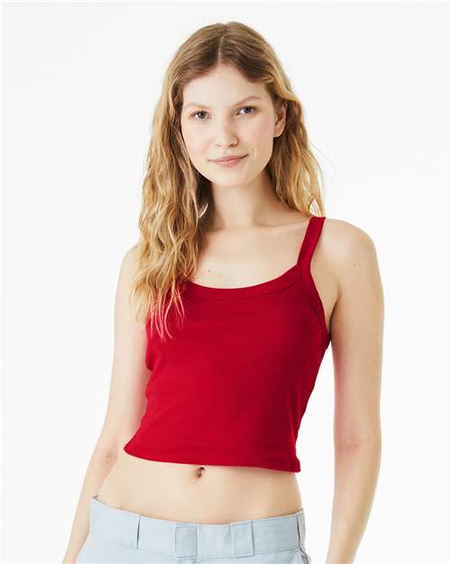 Load image into Gallery viewer, Women's Micro Rib Spaghetti Strap Tank — product photo 6