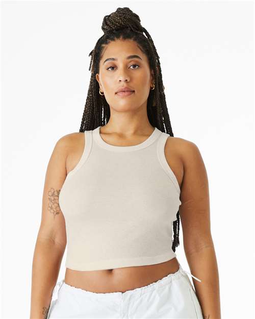 Load image into Gallery viewer, Women's Micro Rib Racer Tank — product photo 3