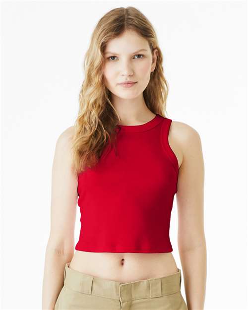 Load image into Gallery viewer, Women's Micro Rib Racer Tank — product photo 6