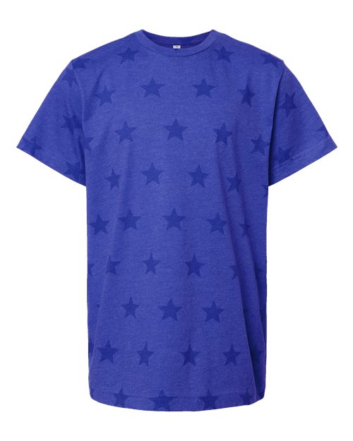 Load image into Gallery viewer, Youth Star Print Tee - Royal Star