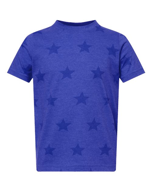 Load image into Gallery viewer, Toddler Star Print Tee - Royal Star