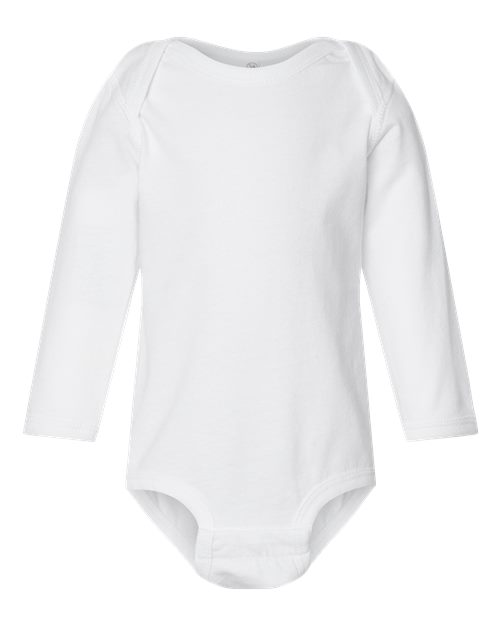 Load image into Gallery viewer, Infant Fine Jersey Long Sleeve Bodysuit - White