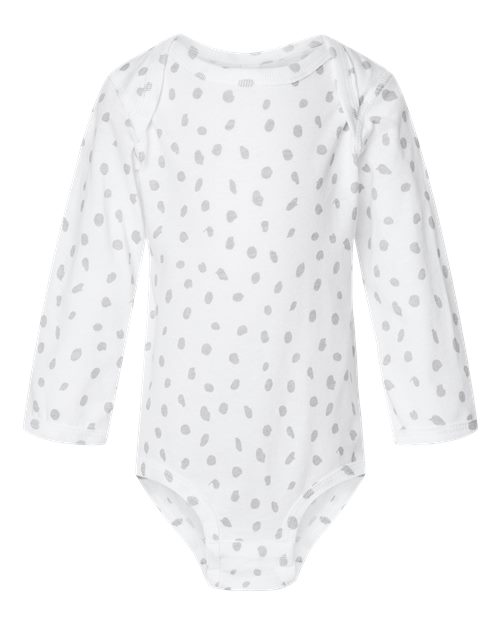 Load image into Gallery viewer, Infant Fine Jersey Long Sleeve Bodysuit - White Spot
