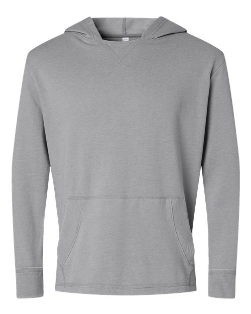 Load image into Gallery viewer, LAT 6936 Unisex Vintage Wash Hoodie Sweatshirt - Washed Grey