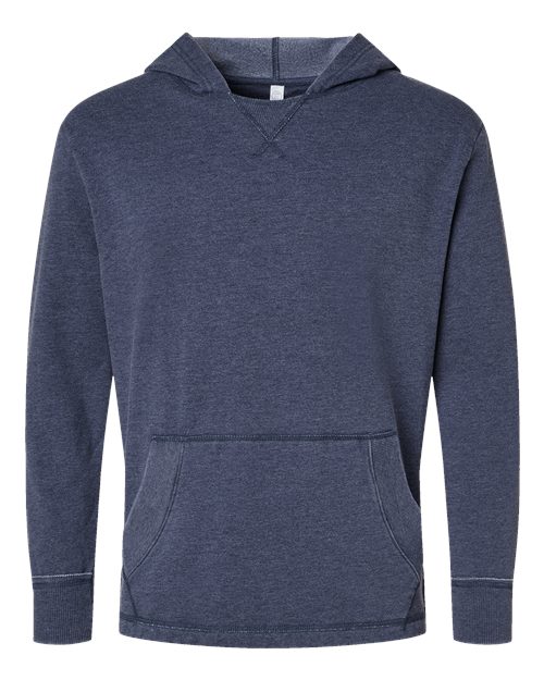 Load image into Gallery viewer, LAT 6936 Unisex Vintage Wash Hoodie Sweatshirt - Washed Navy