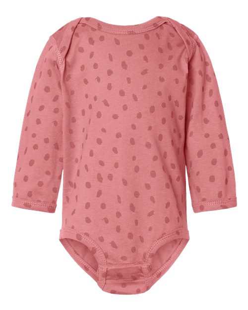 Load image into Gallery viewer, Infant Fine Jersey Long Sleeve Bodysuit - Mauvelous Spot