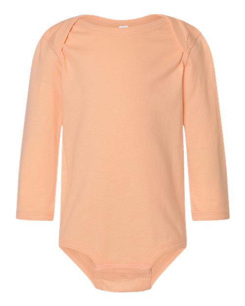 Load image into Gallery viewer, Infant Fine Jersey Long Sleeve Bodysuit - Peachy