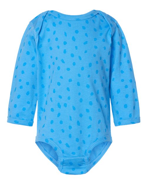 Load image into Gallery viewer, Infant Fine Jersey Long Sleeve Bodysuit - Tradewind Spot