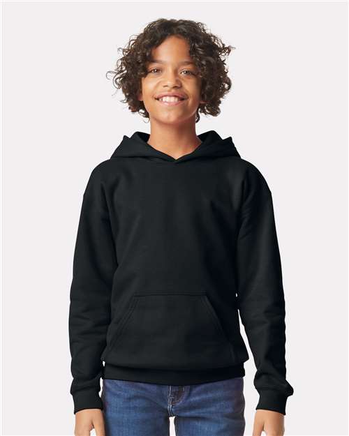Load image into Gallery viewer, Youth Softstyle® Midweight Hooded Sweatshirt — product photo 1
