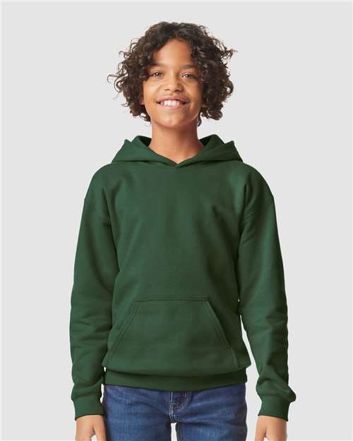 Load image into Gallery viewer, Youth Softstyle® Midweight Hooded Sweatshirt — product photo 4