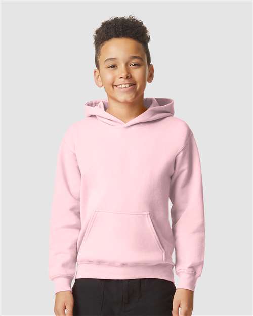 Load image into Gallery viewer, Youth Softstyle® Midweight Hooded Sweatshirt — product photo 5