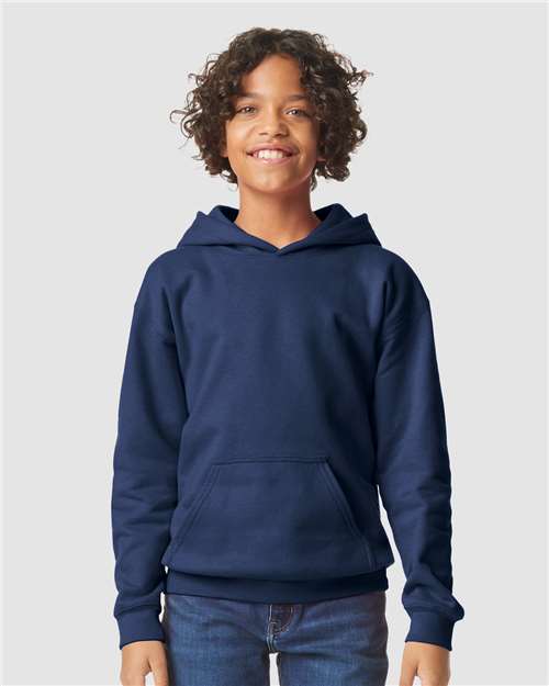 Load image into Gallery viewer, Youth Softstyle® Midweight Hooded Sweatshirt — product photo 8