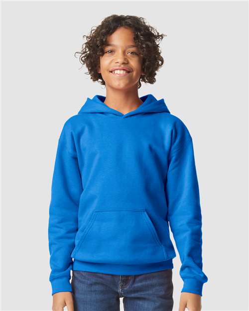 Load image into Gallery viewer, Youth Softstyle® Midweight Hooded Sweatshirt — product photo 11