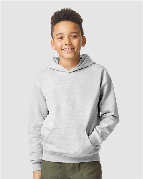 Load image into Gallery viewer, Youth Softstyle® Midweight Hooded Sweatshirt — product photo 13