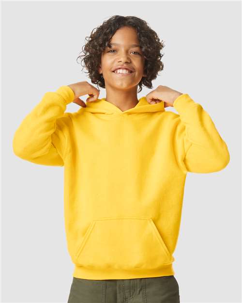 Load image into Gallery viewer, Youth Softstyle® Midweight Hooded Sweatshirt — product photo 2