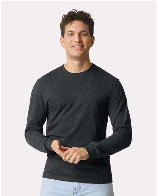 Load image into Gallery viewer, Unisex Softstyle® CVC Long Sleeve T-Shirt — product photo 5