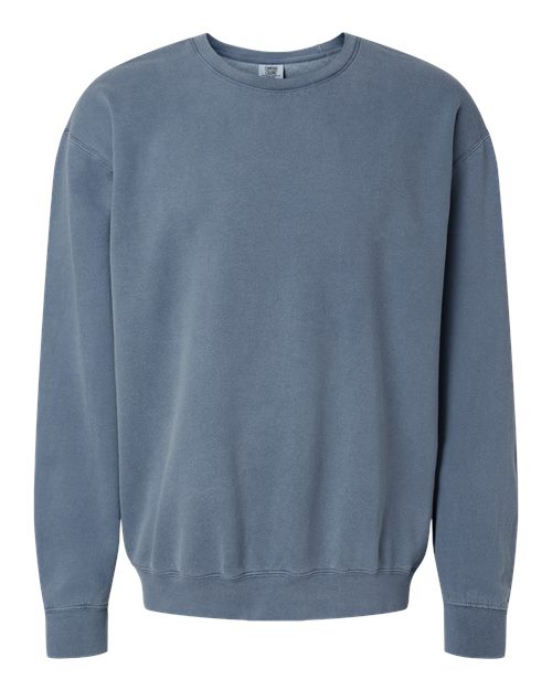 Load image into Gallery viewer, Unisex Garment-Dyed Lightweight Crewneck Sweatshirt - Blue Jean