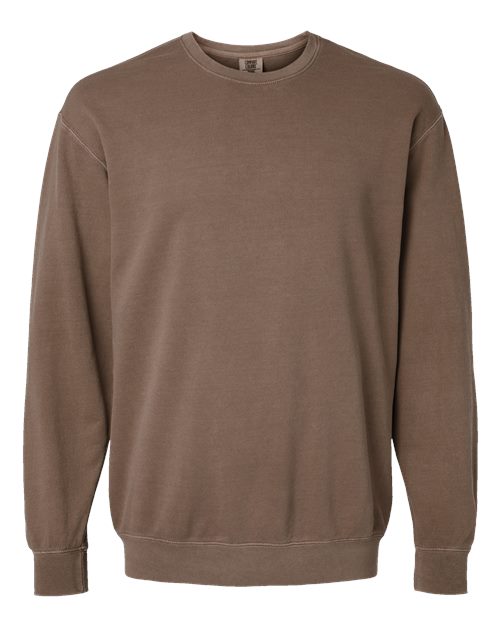 Load image into Gallery viewer, Unisex Garment-Dyed Lightweight Crewneck Sweatshirt - Espresso