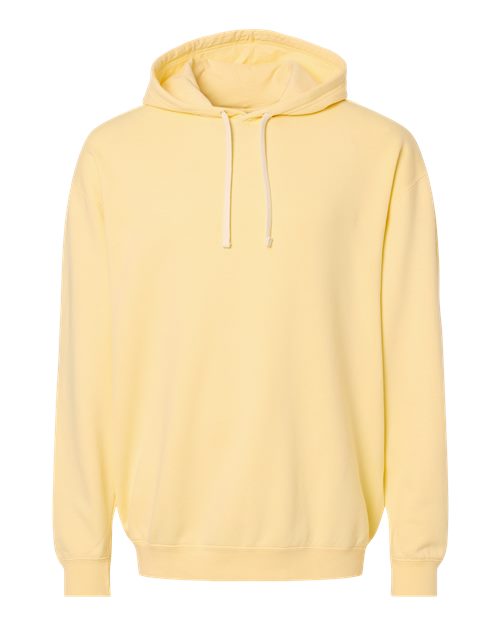 Load image into Gallery viewer, Unisex Garment-Dyed Lightweight Hooded Sweatshirt - Butter