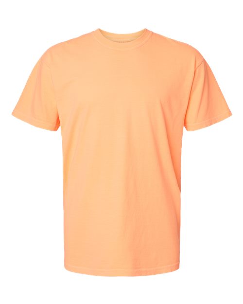 Load image into Gallery viewer, Unisex Garment-Dyed Heavyweight T-Shirt - Neon Cantaloupe