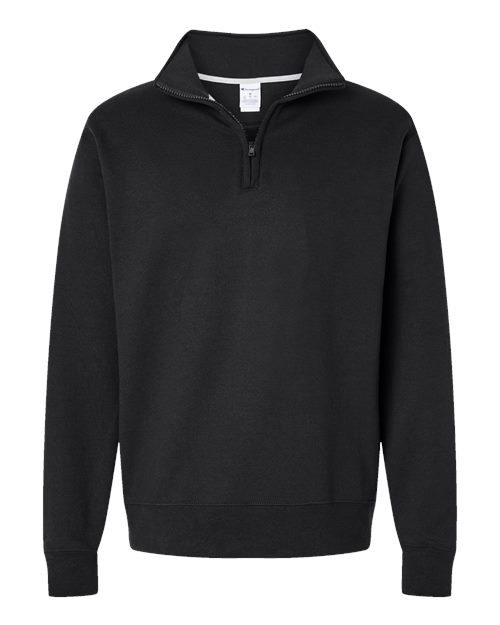 Load image into Gallery viewer, Unisex Powerblend® Quarter-Zip Pullover - Black