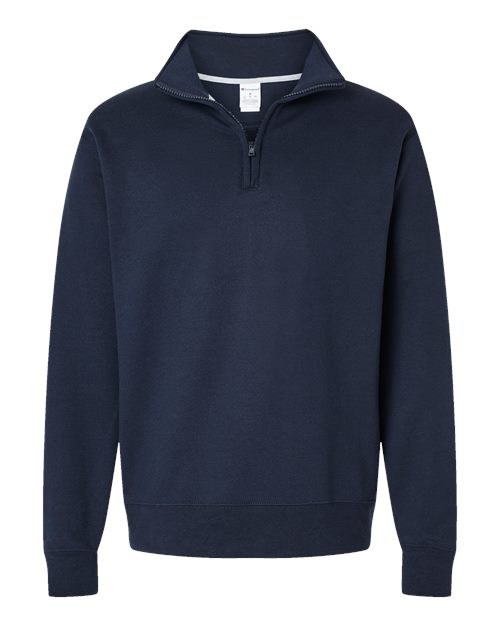 Load image into Gallery viewer, Unisex Powerblend® Quarter-Zip Pullover - Navy