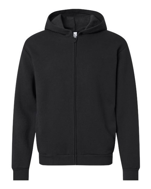 Load image into Gallery viewer, Unisex ReFlex Fleece Full-Zip Hoodie Sweatshirt - Black