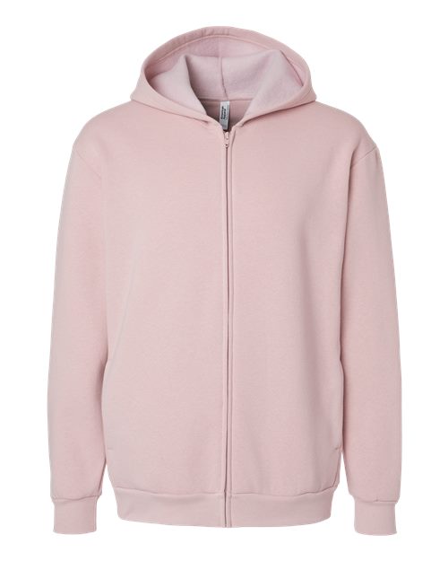 Load image into Gallery viewer, Unisex ReFlex Fleece Full-Zip Hoodie Sweatshirt - Blush