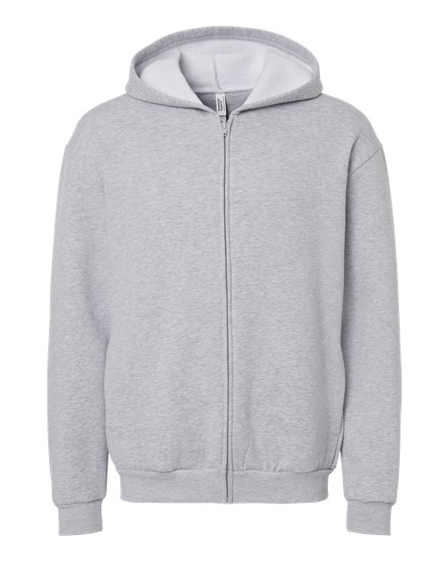 Load image into Gallery viewer, Unisex ReFlex Fleece Full-Zip Hoodie Sweatshirt - Heather Grey