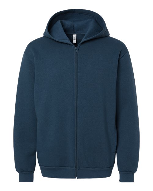 Load image into Gallery viewer, Unisex ReFlex Fleece Full-Zip Hoodie Sweatshirt - Sea Blue
