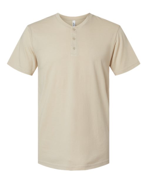 Load image into Gallery viewer, Unisex CVC Henley Tee - Heather Bone