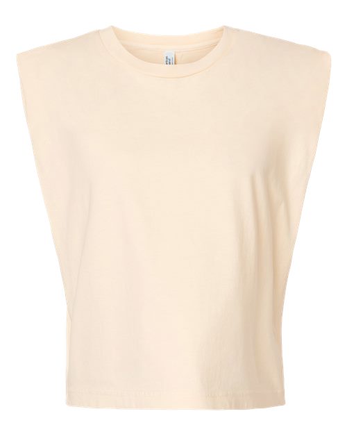Load image into Gallery viewer, Women's Garment-Dyed Heavyweight Muscle Tee - Faded Cream