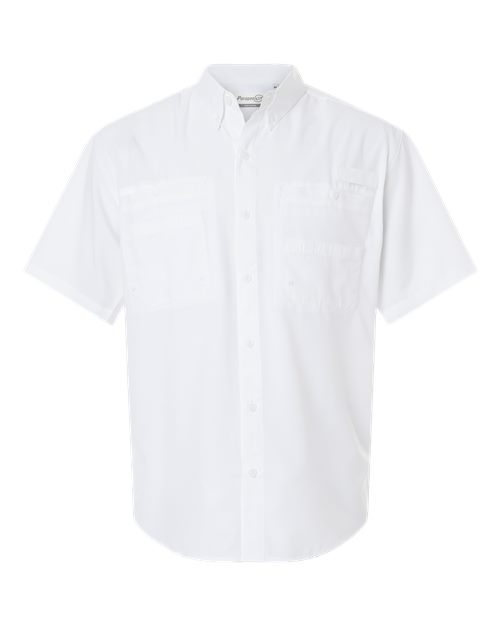 Load image into Gallery viewer, Paragon 700 Men's Hatteras Performance Short Sleeve Fishing Shirt - White
