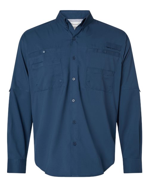 Load image into Gallery viewer, Paragon 702 Men's Kitty Hawk Performance Fishing Shirt - Navy